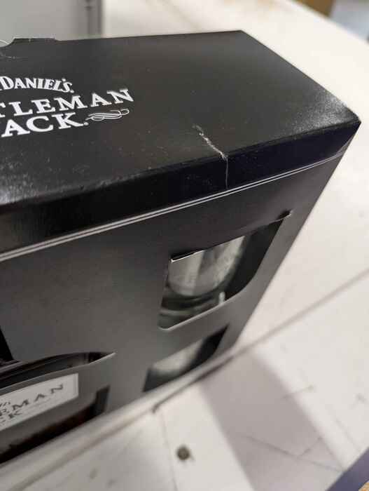 Jack Daniel's Gentleman Jack + 2 sklenice - poškozený obal