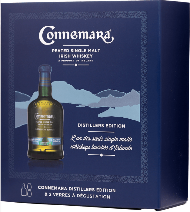 Connemara Distillers Edition + 2 glasses pack