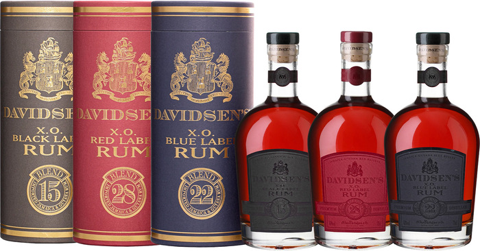 Bundle Davidsen's XO Black Label + Davidsen's XO Blue Label + Davidsen's XO Red Label