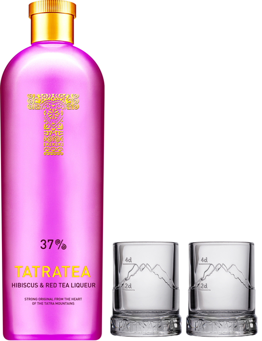 Tatratea Hibiscus & Red + 2 sklenice