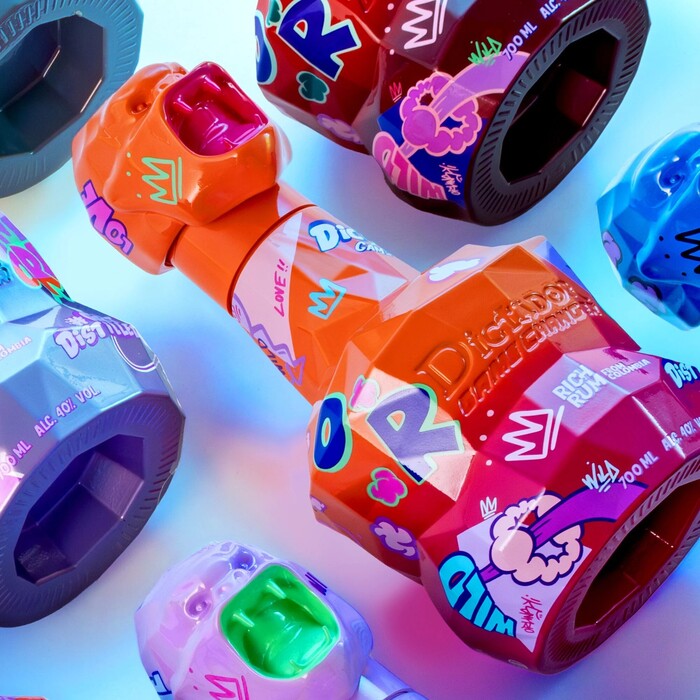 Dictador Game Changer Orange & Pink Bottle