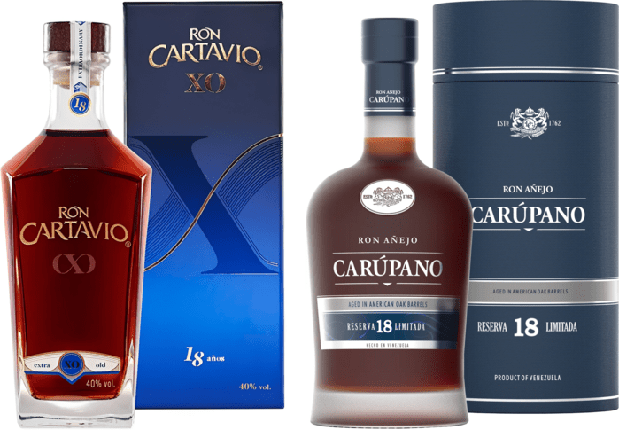 Bundle Ron Cartavio XO + Carúpano Reserva Limitada 18
