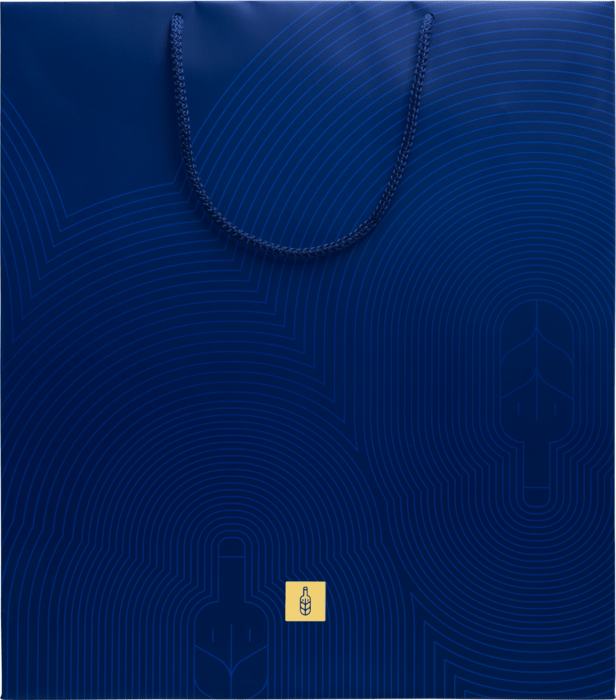 Darčeková taška modrá veľká