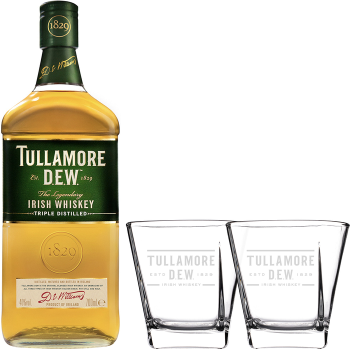 Tullamore Dew + 2 glasses
