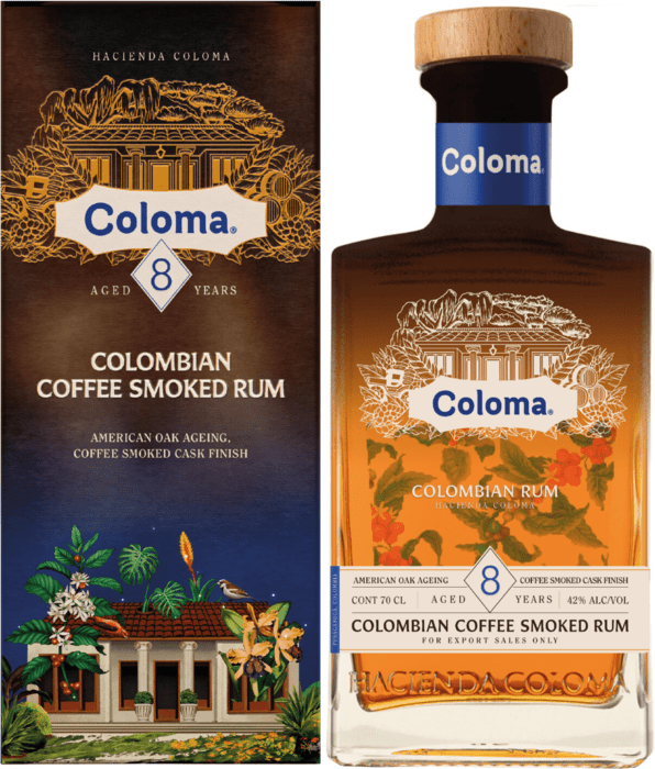 Coloma 8 ročný Colombian Coffee Smoked Rum