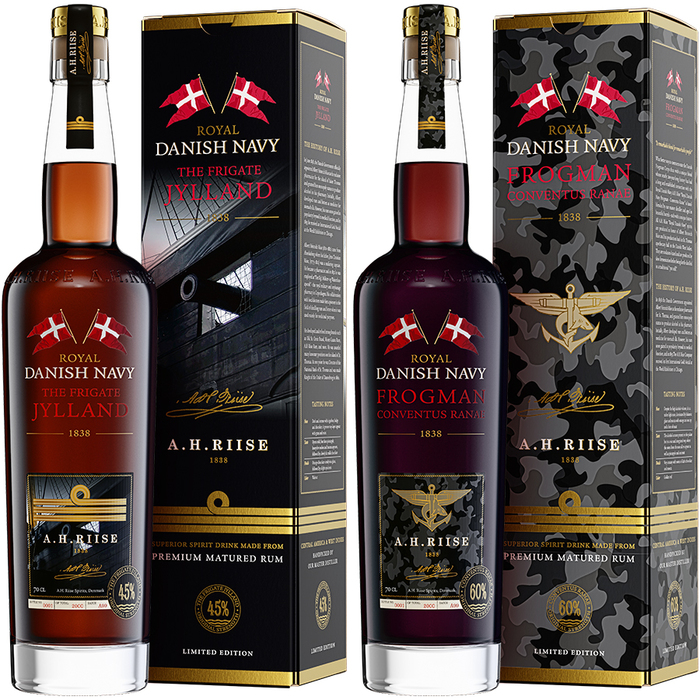 Bundle A.H. Riise Royal Danish Navy Fregatten Jylland + Frogman Conventus Ranae