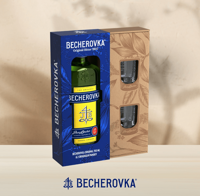 Becherovka + 2 glasses pack
