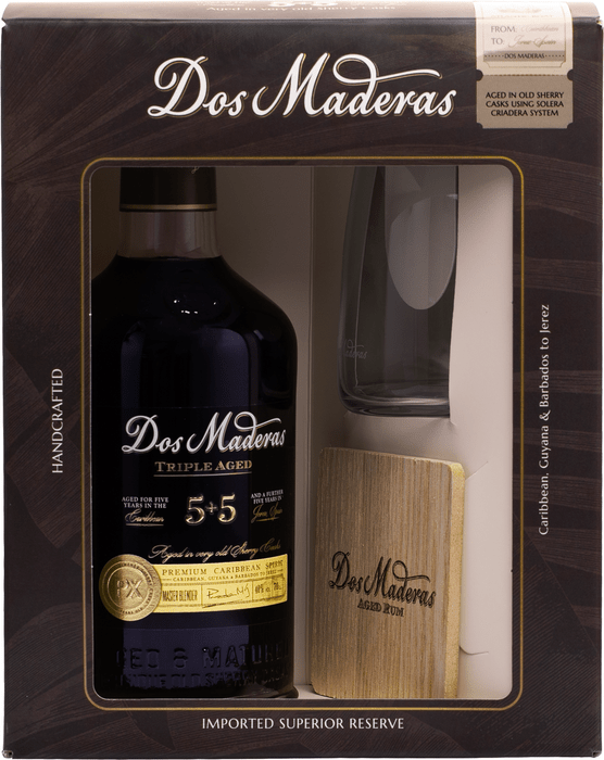 Dos Maderas PX 5+5 + sklenice + podložka