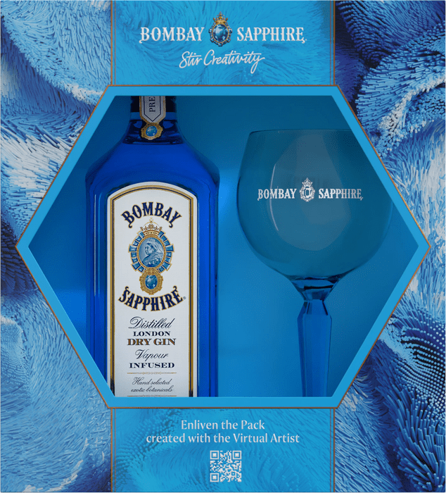Bombay Sapphire + sklenice