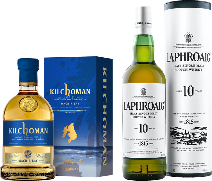 Bundle Kilchoman Machir Bay + Laphroaig 10y