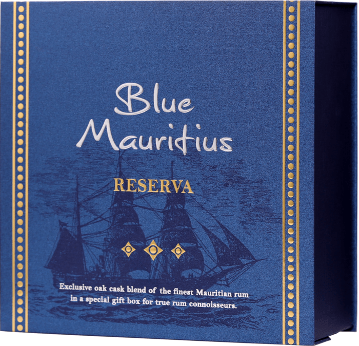 Blue Mauritius Reserva + 2 glasses pack