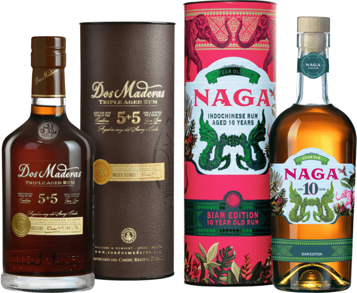 Bundle Naga Siam 10 Year Old + Dos Maderas PX 5+5