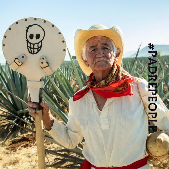 Padre Azul Blanco