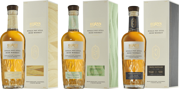 Bundle Boann Single Pot Still Madeira Cask + P.X. Cask + Marsala Cask