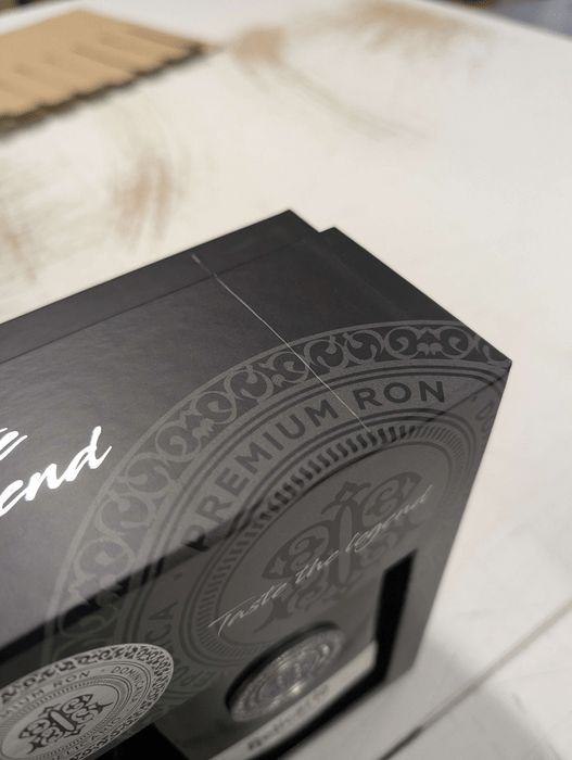 Relicario Ron Dominicano Supremo + glass - damaged box