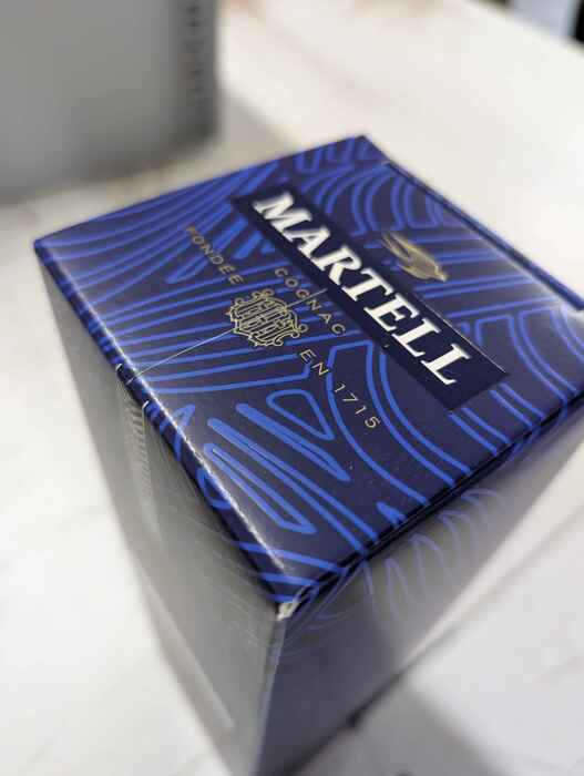 Martell Cordon Bleu - poškodený obal
