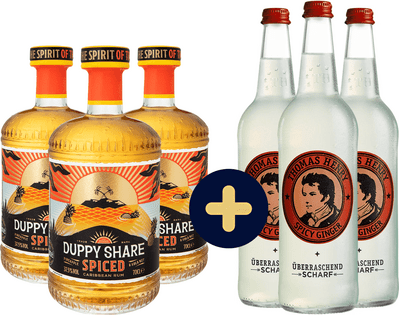 Set 3x The Duppy Share Spiced + 3x Thomas Henry Ginger Beer 0,75l zadarmo
