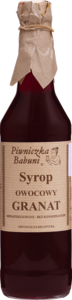 Piwniczka Babuni Sirup Z Granátového Jablka 0,5l