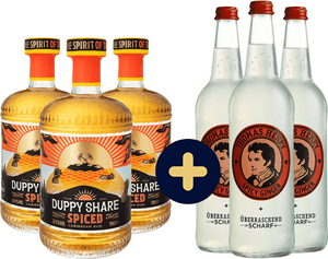 Bundle 3x The Duppy Share Spiced + 3x Thomas Henry Ginger Beer 0,75l free