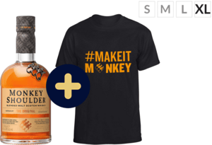 Monkey Shoulder + Tričko pánske XL
