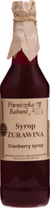 Piwniczka Babuni Brusnicový Sirup 0,5l