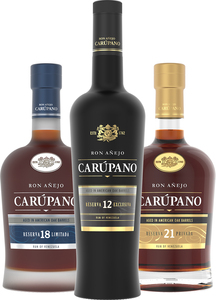 Bundle Carúpano Reserva Exclusiva 12 + Carúpano Reserva Limitada 18 + Carúpano Reserva Privada 21