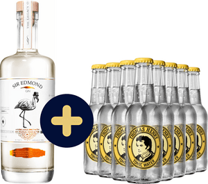 Bundle Sir Edmond Gin + 8x Thomas Henry Tonic Water free