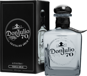 Don Julio 70 Crystal Claro Añejo Tequila - damaged box