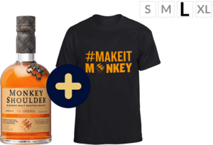 Monkey Shoulder + Tričko pánske L