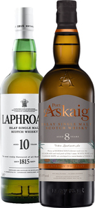Set Laphroaig 10 ročná + Port Askaig 8 ročná