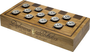 Dębowa Chessboard 2 x 0.2l + 2 glasses