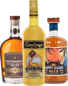 Set The Duppy Share Spiced + Davidsen's Selected Release + Goslings Gold