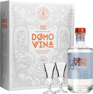 Domovina Bystrická Slivovica + 2 poháre