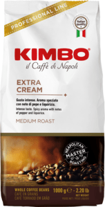 Kimbo Extra Cream Medium Roast 1000g