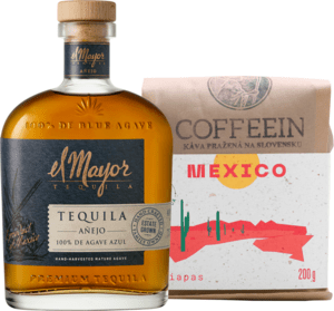 Bundle El Mayor Añejo + Coffeein Mexico Chiapas 200g