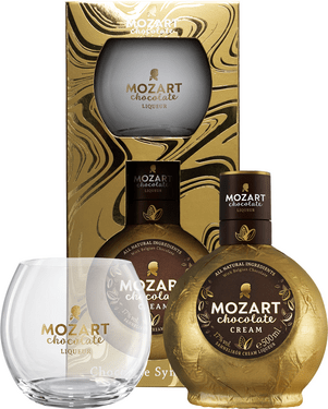 Mozart Chocolate Symphony Chocolate Cream 0.5l + 1 glass - Gift