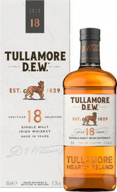 Tullamore D.E.W. 18 Year Old Single Malt Irish Whiskey | Bondston