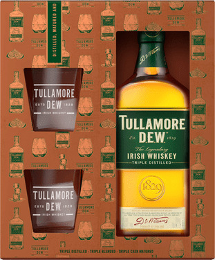 Tullamore Dew + 2 glasses - Irish Blended Whiskey | Bondston