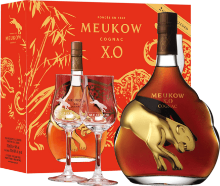 Meukow XO + 2 glasses - Gift packs | Bondston