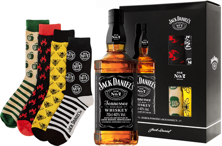 Jack Daniel's Tennessee Whiskey + 4x socks - Tennessee Whiskey