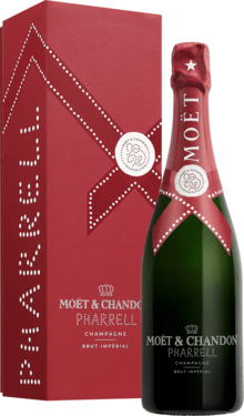 Moët & Chandon Limited Edition Pharrell Williams Red in gift