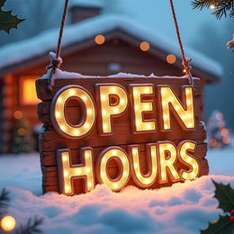 Vánoc: Otevírací doba a odesílání objednávek