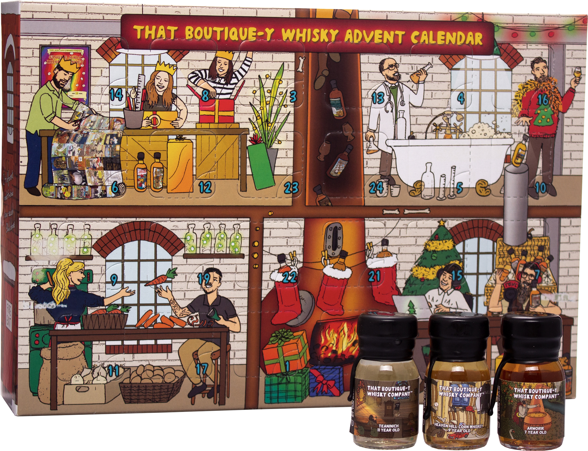 That Boutique-y Whisky Company Advent Calendar 24 x 0,03l 49,1% 0,72l (darčekové balenie kazeta)