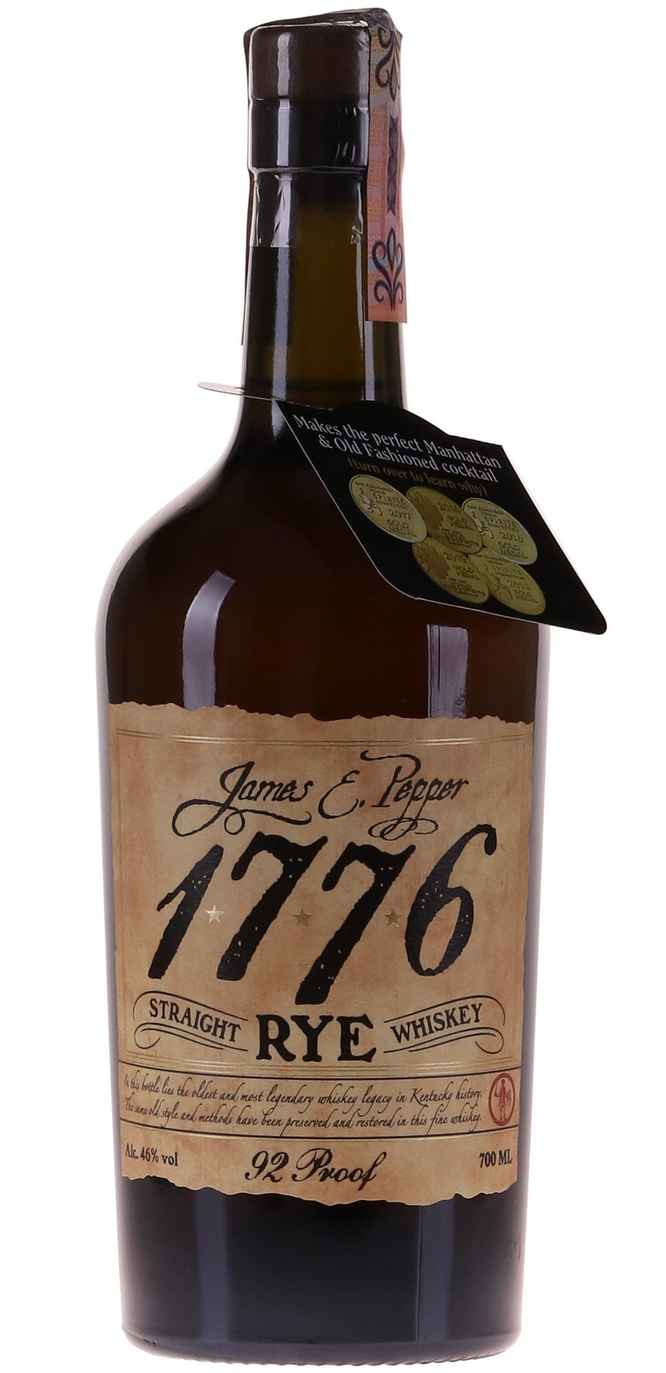 James E. Pepper 1776 Straight Rye - Rye Whiskey | Bondston