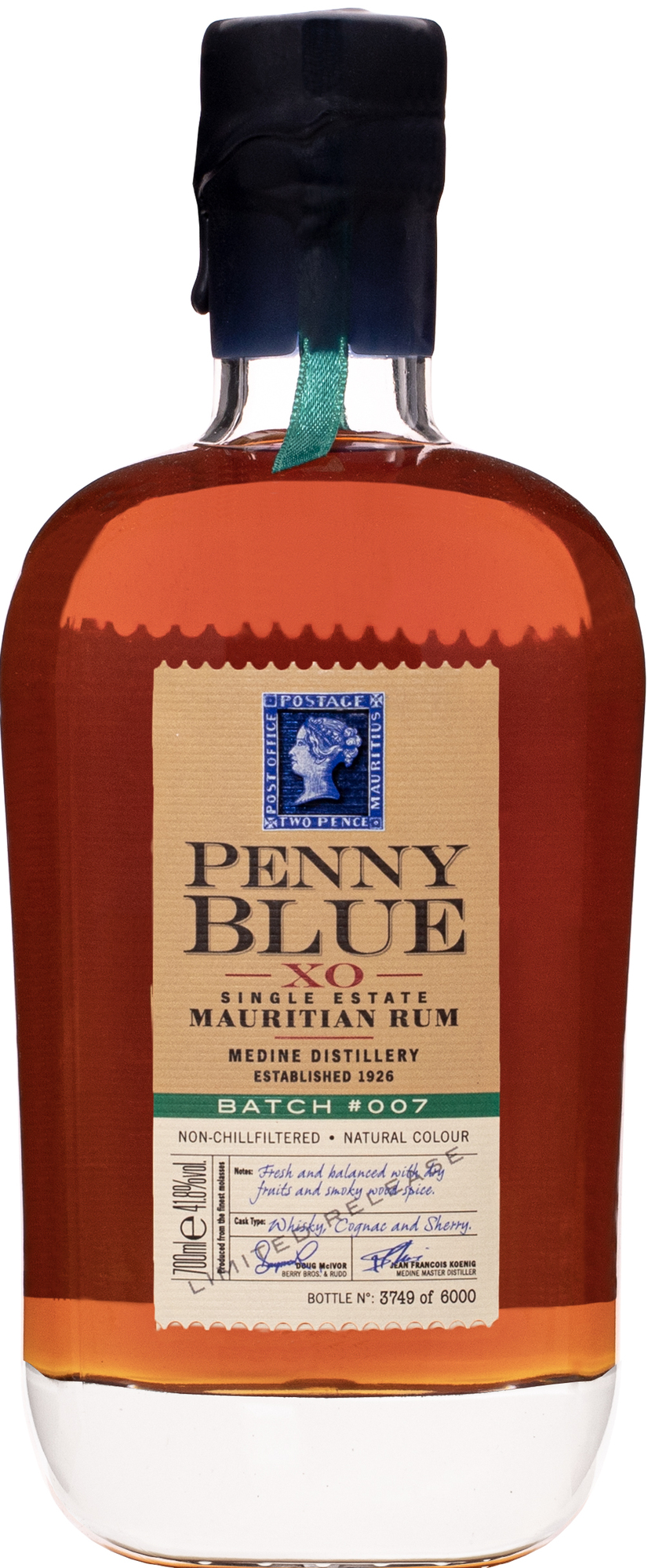 Penny Blue XO Batch 007 41,8% 0,7l (čistá fľaša)