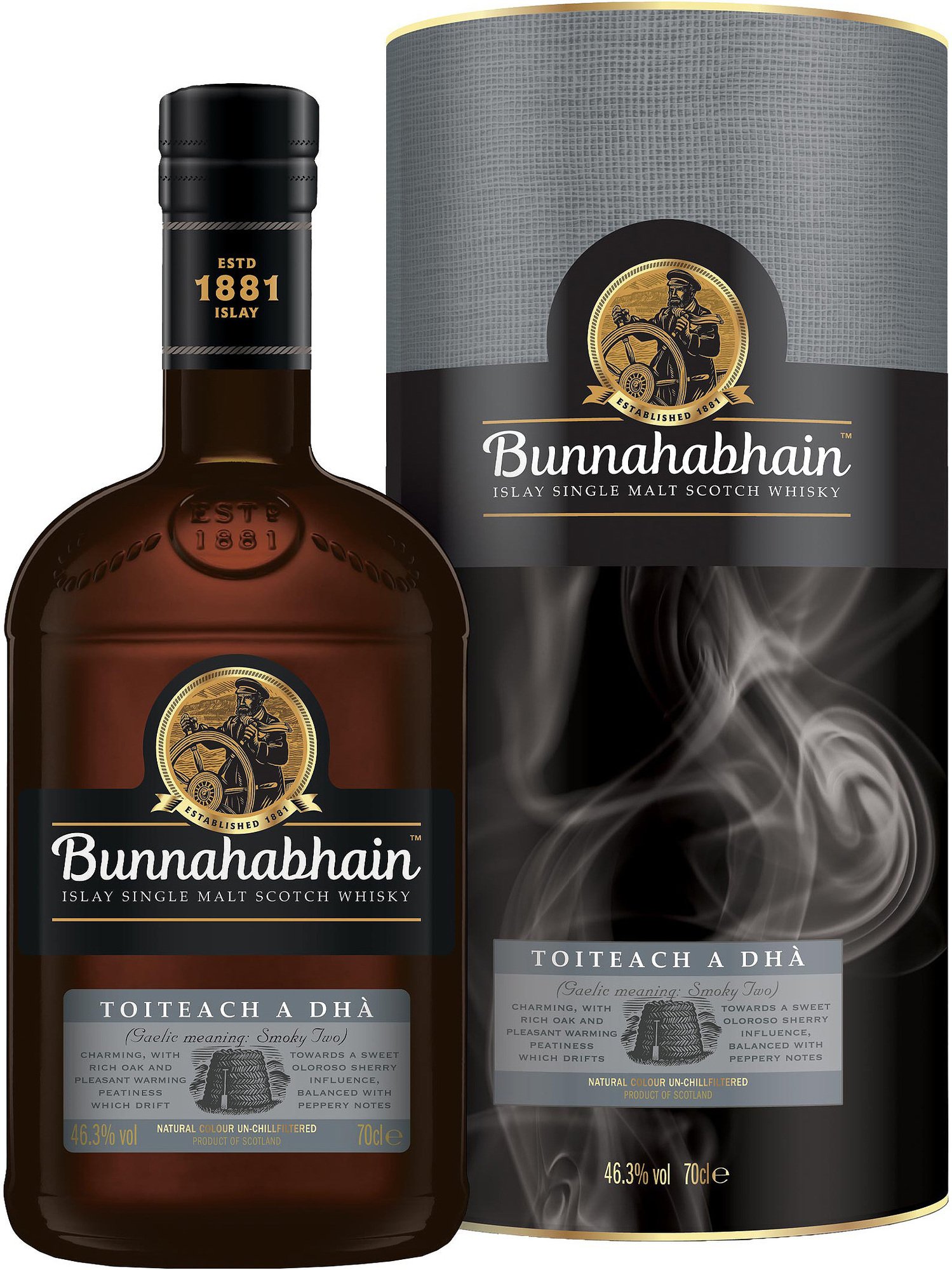 Bunnahabhain Toiteach A Dha 0,7l 46,3% (tuba)