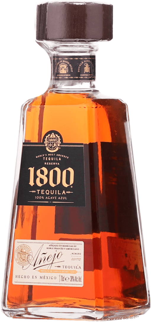 1800 Tequila Añejo 38% 0,7l (čistá fľaša)