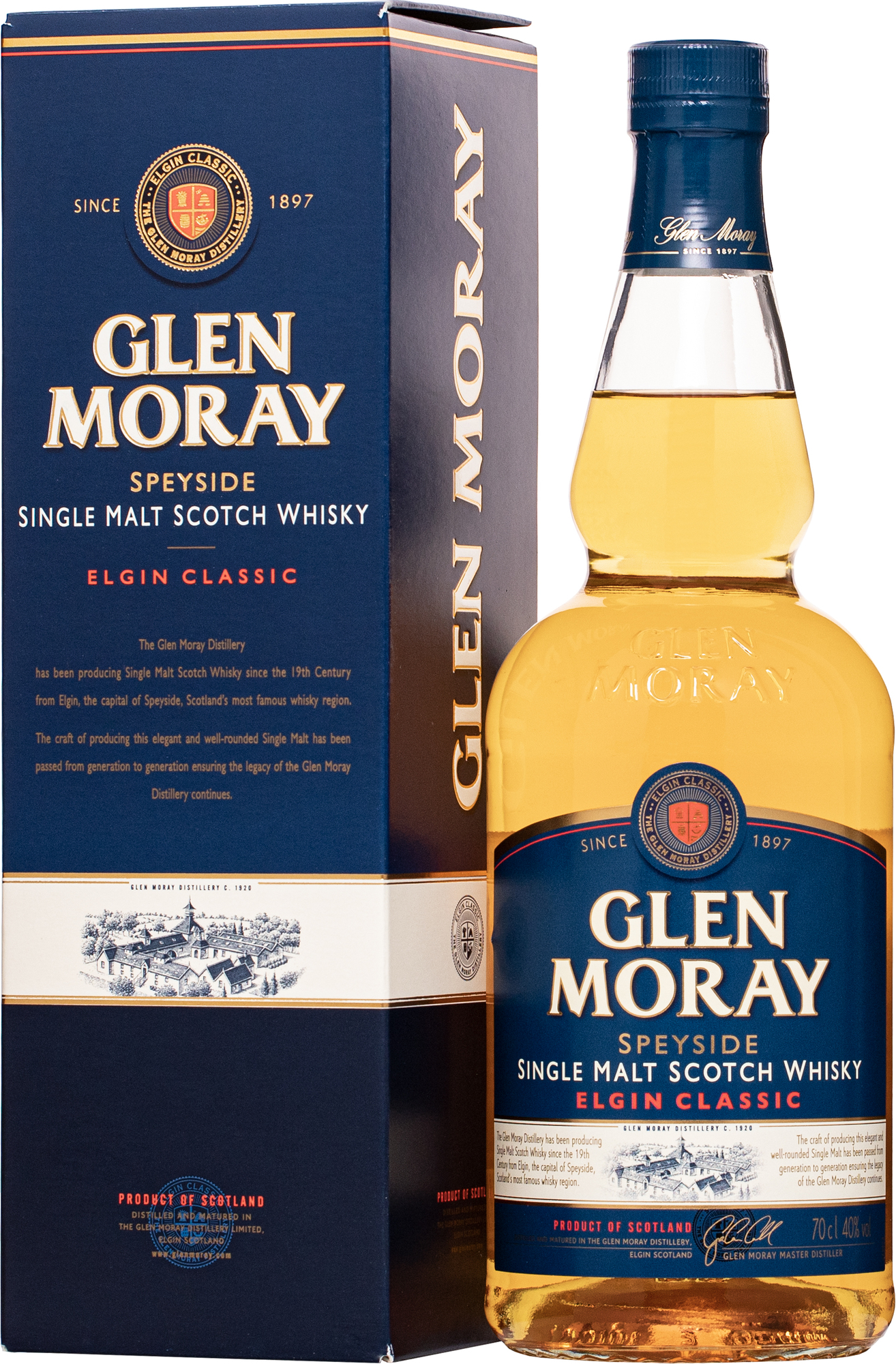 Glen Moray Elgin Classic 40% 0,7l (darčekové balenie kazeta)