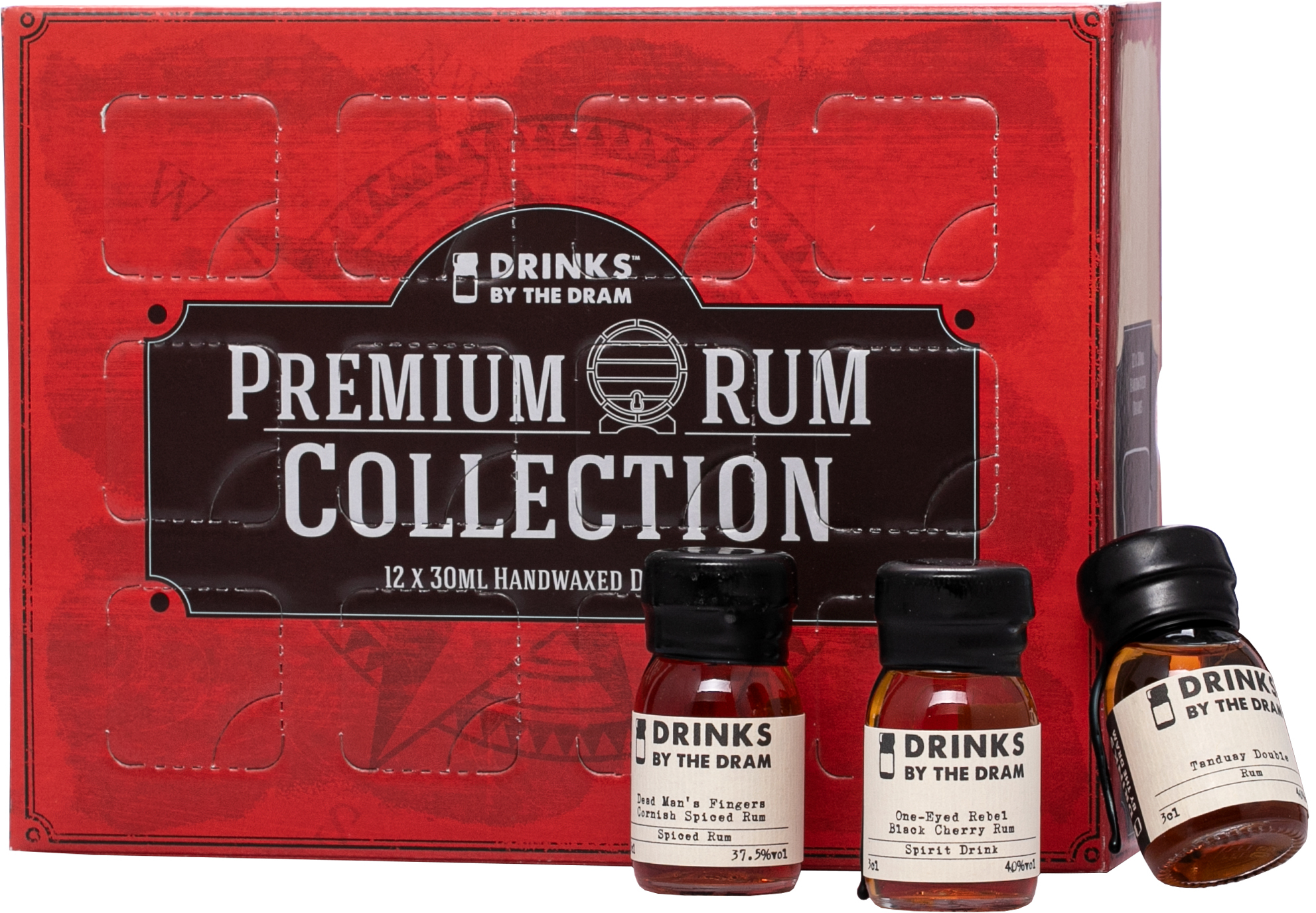 Drinks by the Dram 12 Dram Premium Rum Collection 44,1% 0,36l (darčekové balenie kazeta)