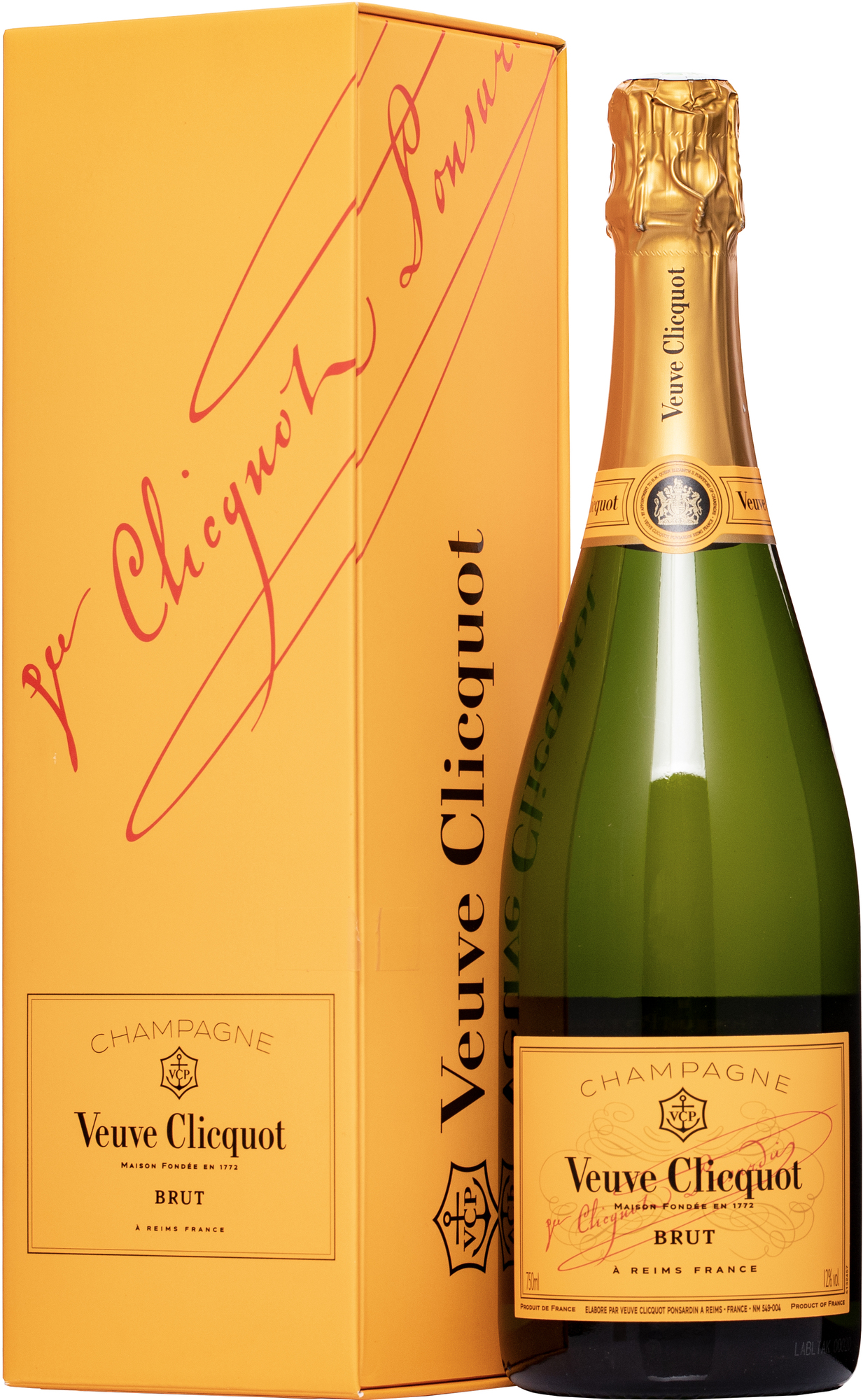 Clicquot Label Yellow Bondston Veuve | Champagne -